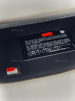 CHANEL Lambskin Black Top Handle Vanity Case Chain Bag Light Gold Hardware