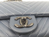 sold-CHANEL CC Lambskin Small CC Crossing Flap Blue/Silver Hardware