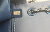 sold-CHANEL CC Lambskin Small CC Crossing Flap Blue/Silver Hardware