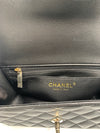 Sold-CHANEL Lambskin Mini Rectangular with Top Handle black/ Gold Hardware