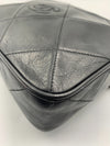 CHANEL Lambskin Black Vintage Camera Bag with Tassel