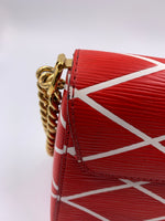 LOUIS VUITTON Epi Twist Malletage Red M50118 Shoulder Bag Crossbody Bag