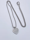 Sold-Tiffany & Co 925 Silver Return to Tiffany Heart Tag Necklace