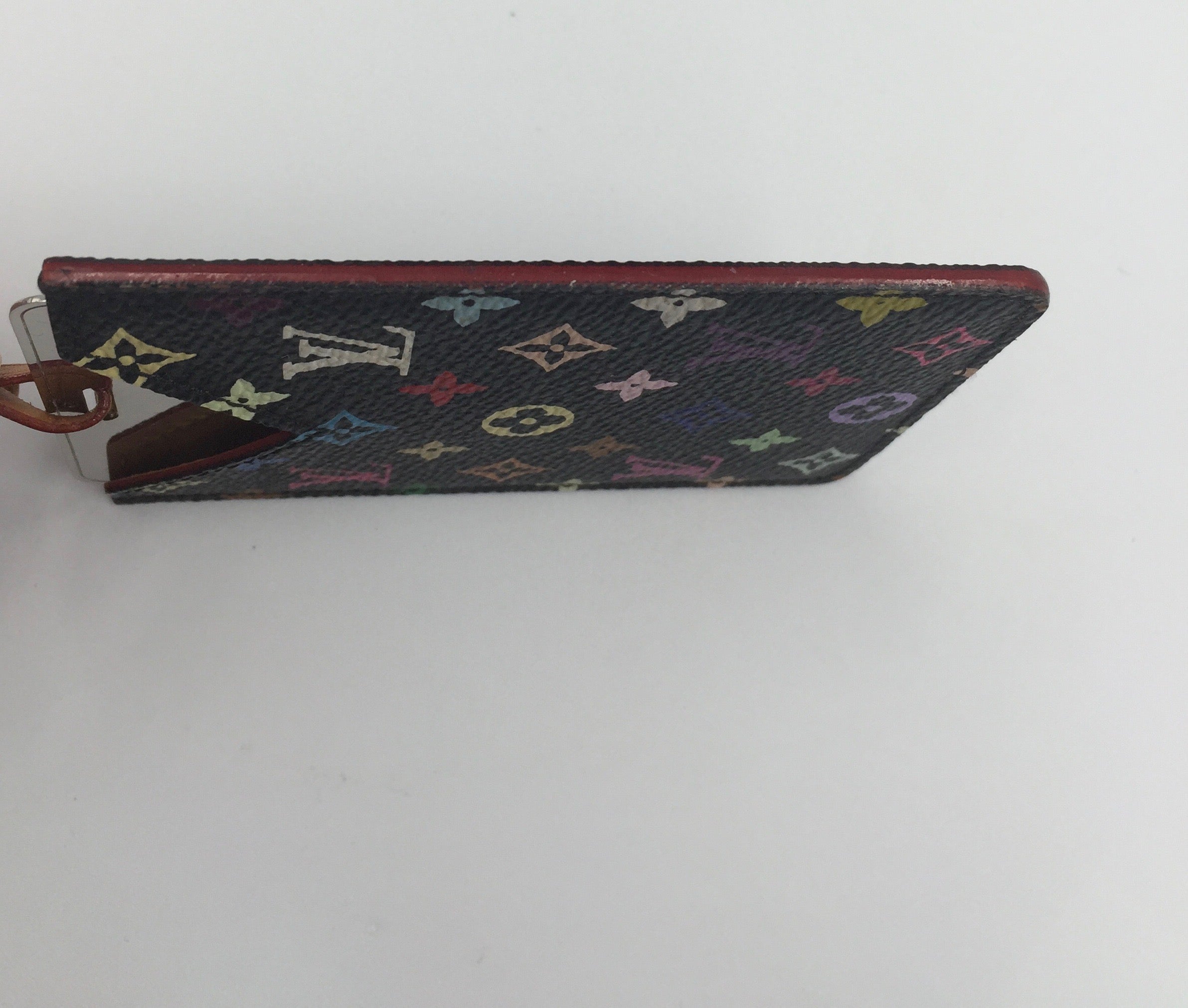 Authentic LOUIS VUITTON Black Monogram Multicolor Etui Compact Mirror