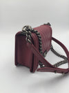 Sold-CHANEL Lambskin Old Medium Boy Dark Pink/Ruthenium hardware