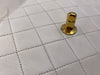 Sold-CHANEL Vintage Lambskin Double Chain Flap Bag Medium Size white/gold