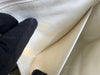 Sold-CHANEL Vintage Lambskin Double Chain Flap Bag Medium Size white/gold