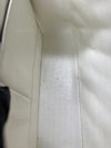 Sold-CHANEL Vintage Lambskin Double Chain Flap Bag Medium Size white/gold