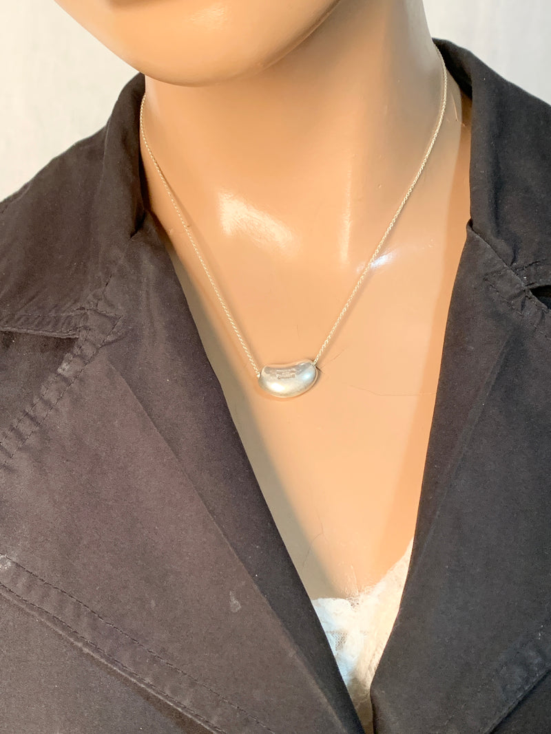 Sold-Tiffany & Co Elsa Peretti Large Bean Necklace