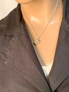 Tiffany & Co 925 Silver Atlas Collection Cube with Necklace