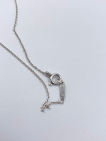 Tiffany & Co 925 Silver Return to Tiffany Round Pendant Necklace