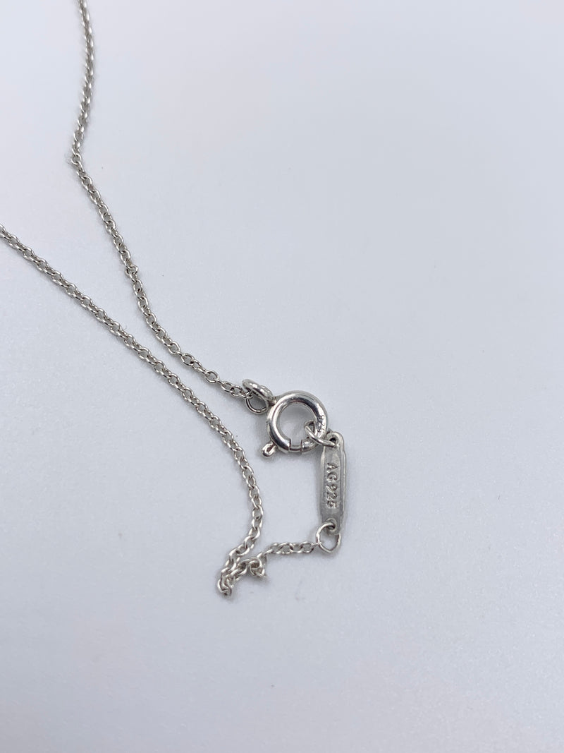 Tiffany & Co 925 Silver Return to Tiffany Round Pendant Necklace