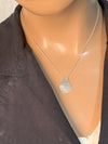 Tiffany & Co 925 Silver Return to Tiffany Round Pendant Necklace