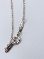 Tiffany & Co 925 Silver Elsa Peretti Quadrifoglio Clover Pendant Necklace
