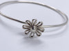 Tiffany & Co Paloma Picasso Silver 925 Daisy Flower Bangle Bracelet