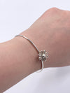 Tiffany & Co Paloma Picasso Silver 925 Daisy Flower Bangle Bracelet