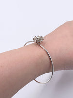 Tiffany & Co Paloma Picasso Silver 925 Daisy Flower Bangle Bracelet