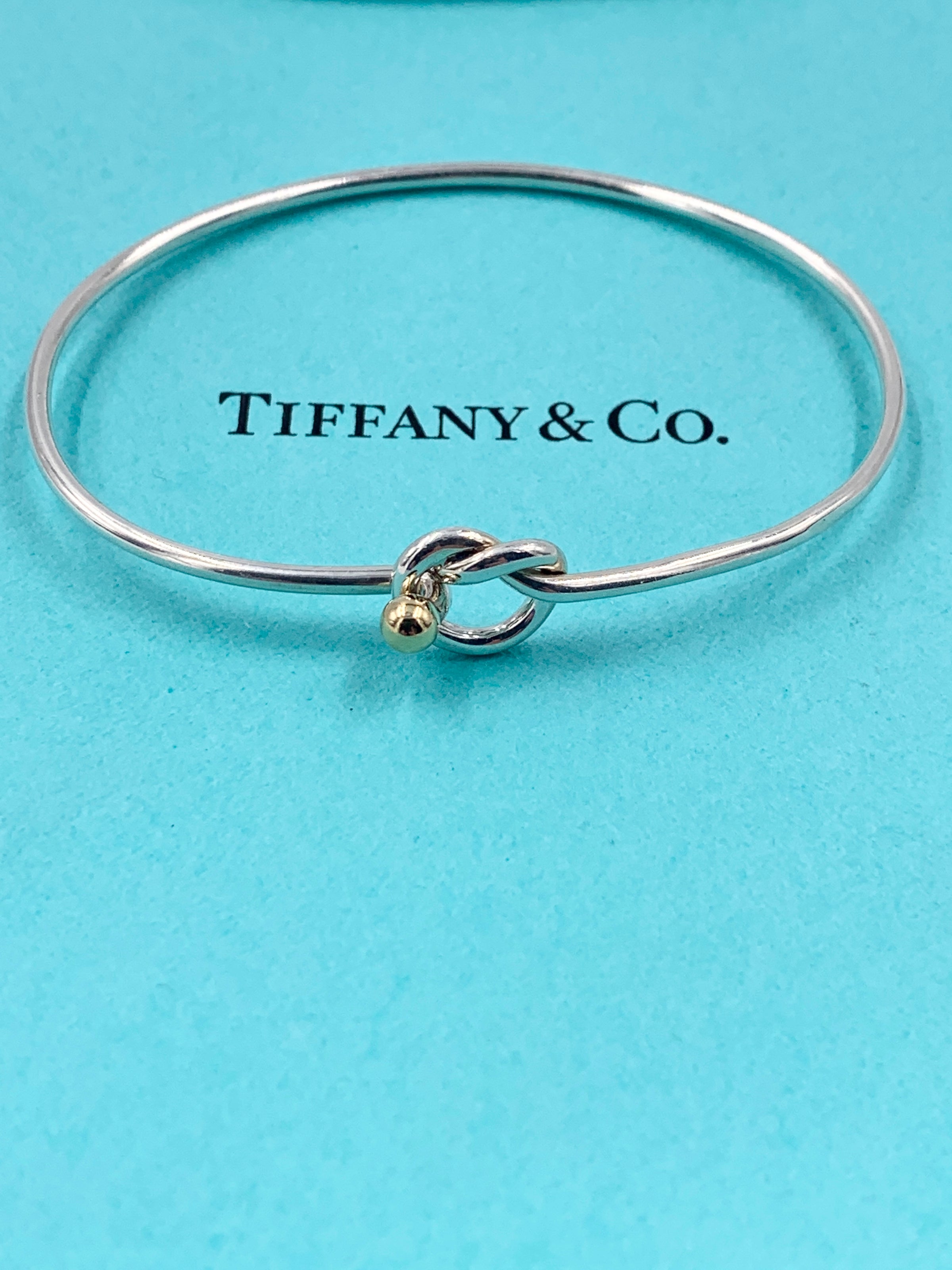 Tiffany love knot bangle bracelet Clearance