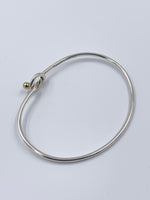 Tiffany & Co 925 (Silver) 750 (Gold) Love Knot Bangle