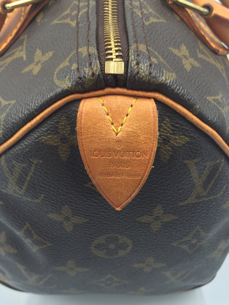 Louis Vuitton Speedy 25 Brown Cloth ref.923763 - Joli Closet