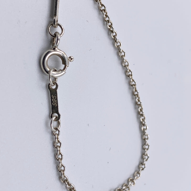 Sold-Tiffany & Co 925 Silver Open Heart Necklace