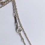 Sold-Tiffany & Co 925 Silver Open Heart Necklace