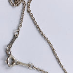 Sold-Tiffany & Co 925 Silver Open Heart Necklace