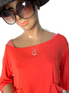 Sold-Tiffany & Co 925 Silver Open Heart Necklace