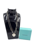 Sold-Tiffany & Co 925 Silver Return to Tiffany Necklace