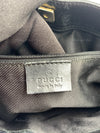 Sold-GUCCI GG Black Monogram Logo Shoulder Bag