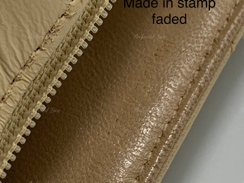 CHANEL Lambskin Medium Diana Single Chain Single Flap Bag Beige/gold