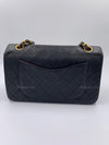 CHANEL Lambskin Small Classic Double Flap Bag Black/ Gold Hardware