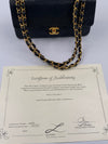 CHANEL Lambskin Small Classic Double Flap Bag Black/ Gold Hardware