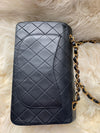 CHANEL Lambskin Small Classic Double Flap Bag Black/ Gold Hardware