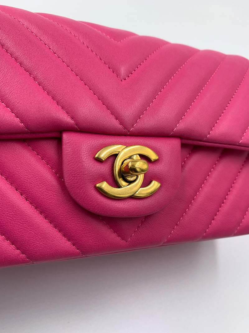 chanel flap pink