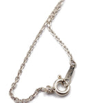 Sold-Tiffany & Co 925 Silver Elsa Peretti Eternal Circle Pendant with Necklace