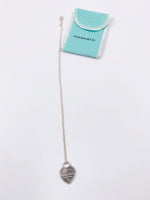 Sold-Tiffany & Co 925 Silver Return to Tiffany Heart Tag with Necklace