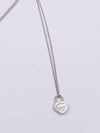 Sold-Tiffany & Co 925 Silver Return to Tiffany Heart Lock with Necklace