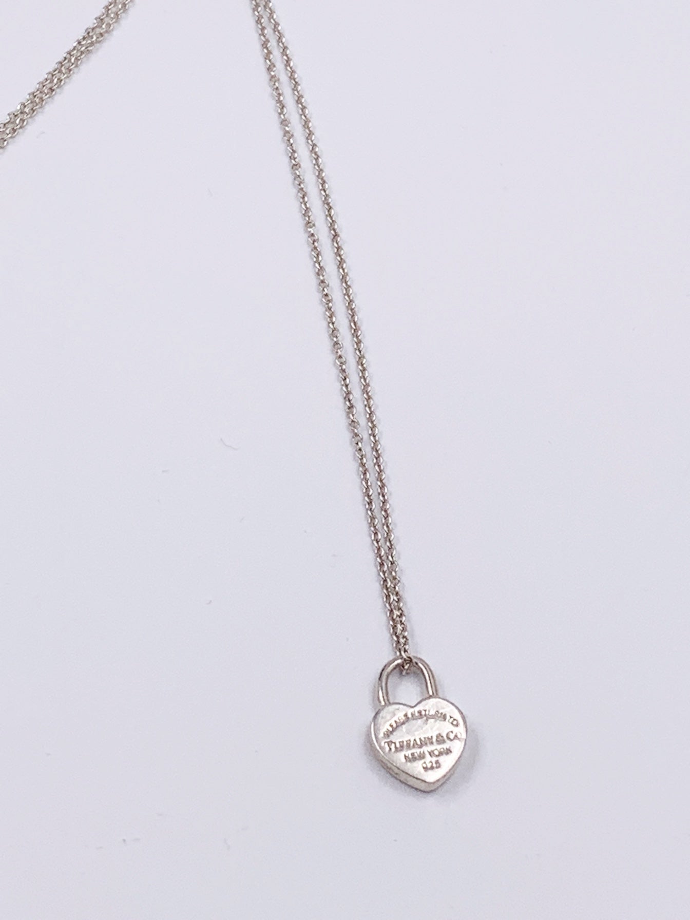 Return to Tiffany® Love Lock Necklace in Silver