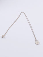 Sold-Tiffany & Co 925 Silver Return to Tiffany Heart Lock with Necklace