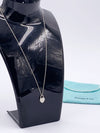 Sold-Tiffany & Co 925 Silver Return to Tiffany Heart Lock with Necklace