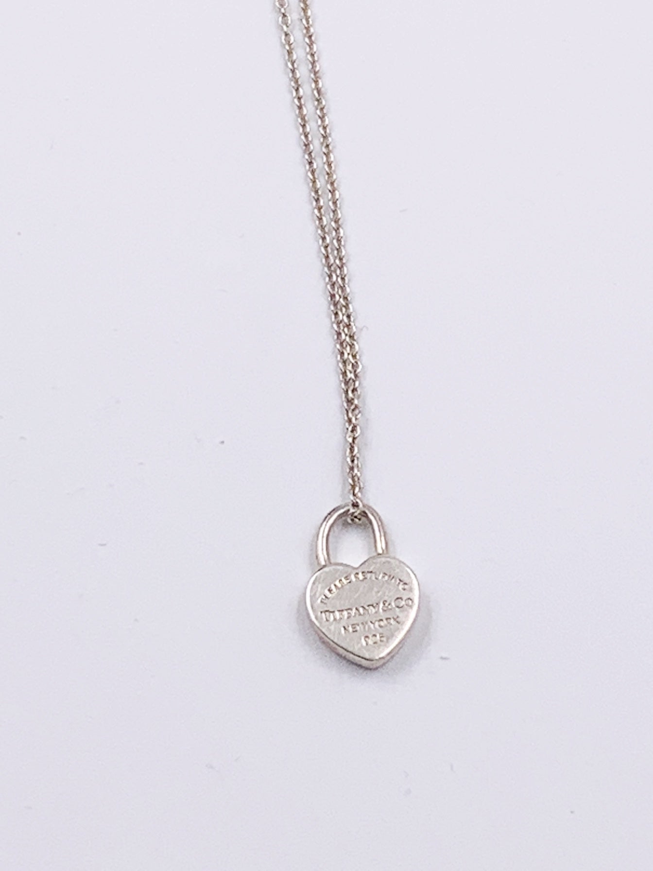 Return to Tiffany® Love Lock Necklace in Silver