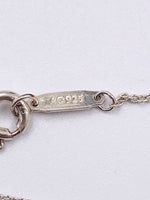 Sold-Tiffany & Co 925 Silver Return to Tiffany Heart Lock with Necklace