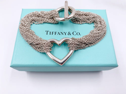 Sold-Tiffany & Co Silver Mesh Bracelet