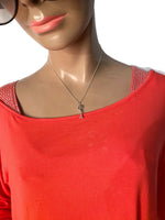 Sold-Tiffany & Co 925 Silver Heart Key Pendant with Necklace