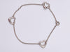 Sold-Tiffany & Co 925 Silver Elsa Peretti Open Heart Bracelet