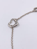 Sold-Tiffany & Co 925 Silver Elsa Peretti Open Heart Bracelet