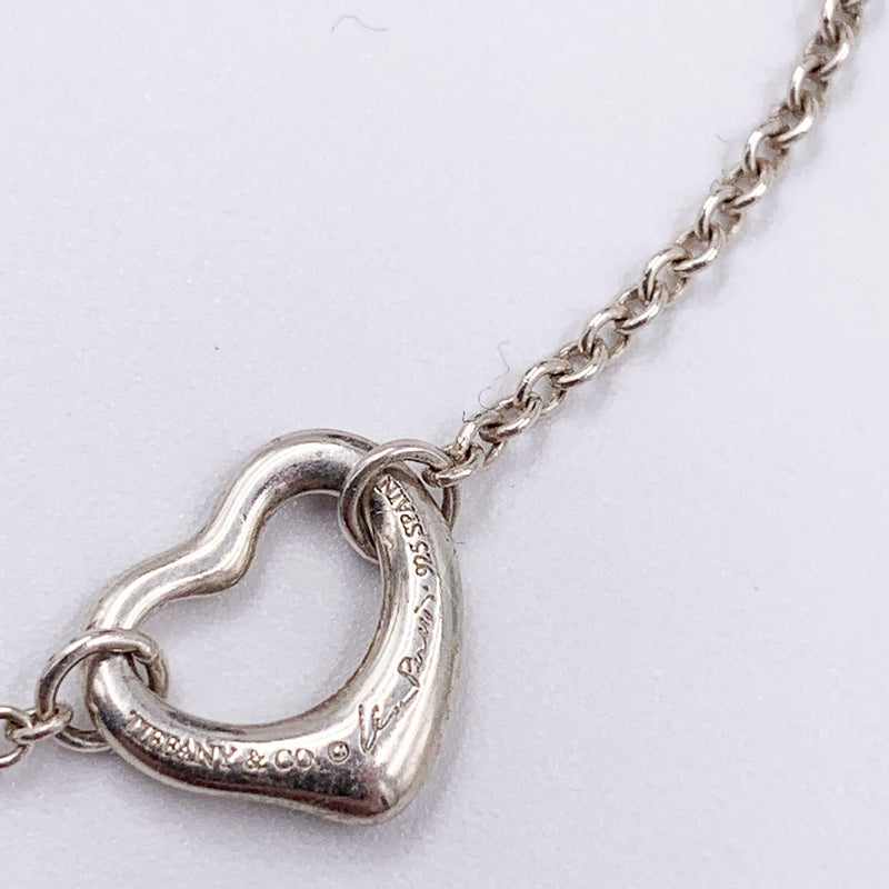 Sold-Tiffany & Co 925 Silver Elsa Peretti Open Heart Bracelet