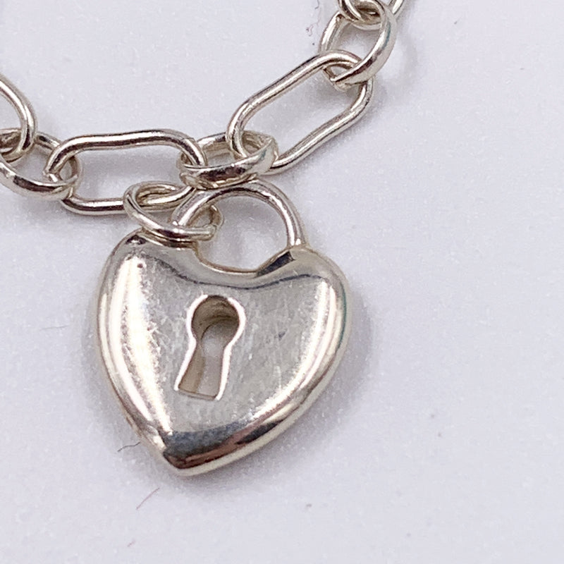 Sold-Tiffany & Co 925 Silver Lock Bracelet