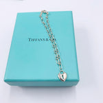 Sold-Tiffany & Co 925 Silver Lock Bracelet